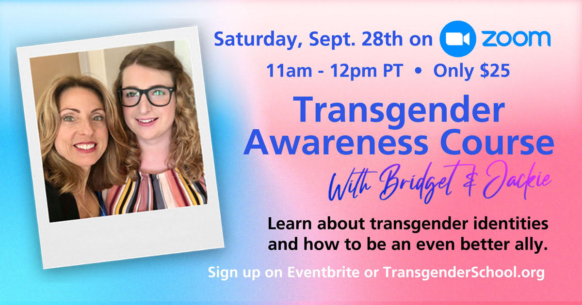 Transgender Awareness Course with Bridget and Jackie